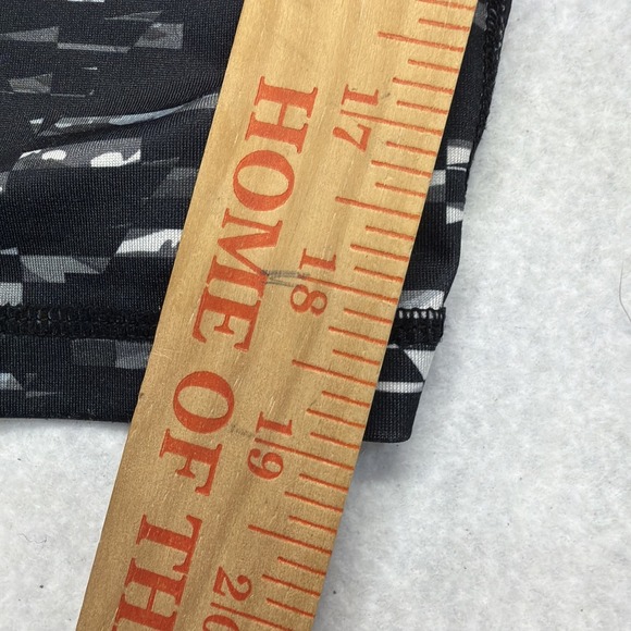 Women Reebok Black Gray Athletic Cropped Compression Leggings Size XS - Picture 4 of 11